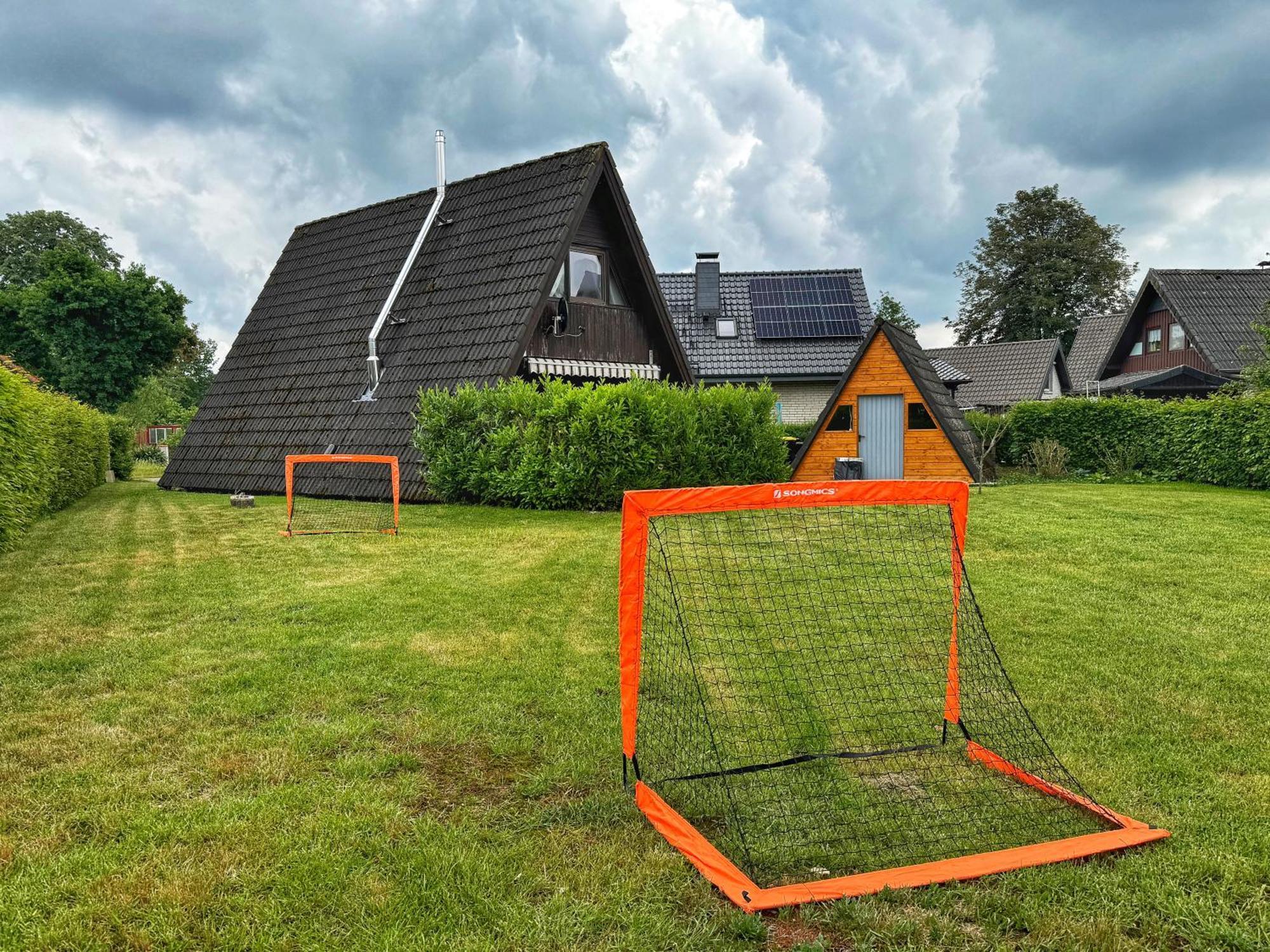 Nur-Dach-Haus Am Alfsee Rieste エクステリア 写真