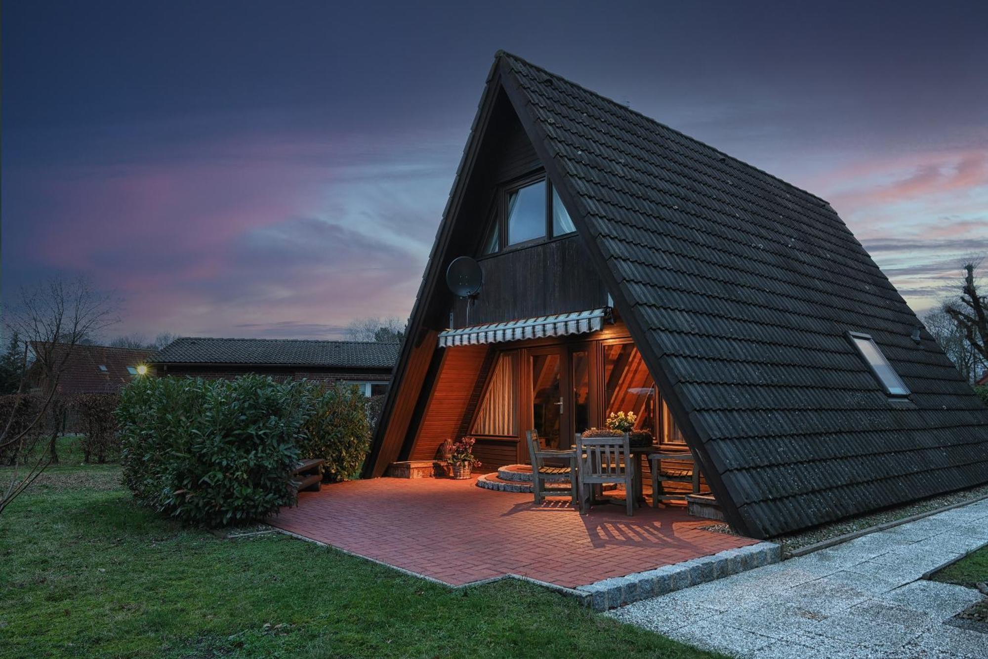 Nur-Dach-Haus Am Alfsee Rieste エクステリア 写真