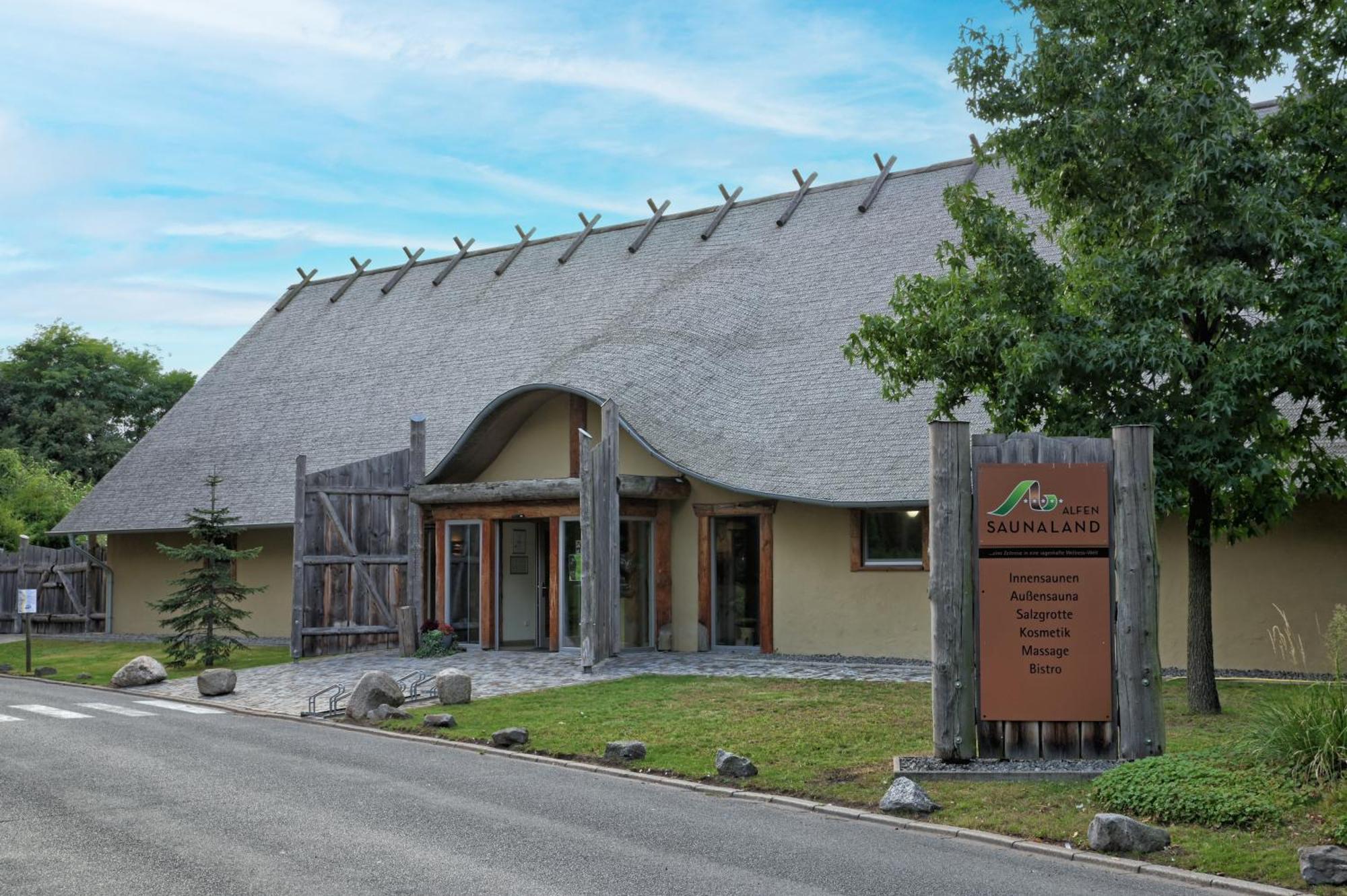 Nur-Dach-Haus Am Alfsee Rieste エクステリア 写真